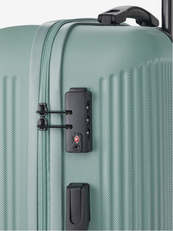 Travelite Set di tre valigie Travelite Bali S,M,L verde chiaro menta
