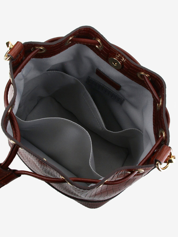 Elega Borsa da donna marrone in pelle Elega Riches