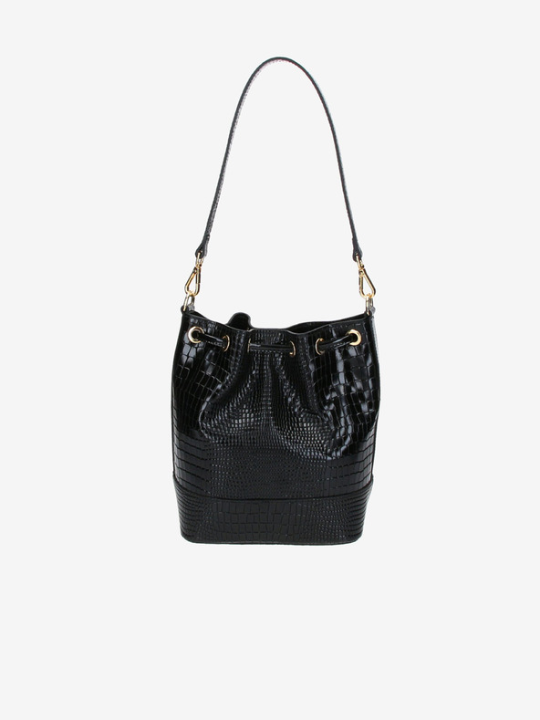 Elega Borsa da donna nera in pelle Elega Riches