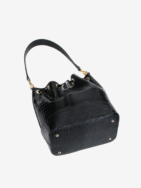 Elega Borsa da donna nera in pelle Elega Riches