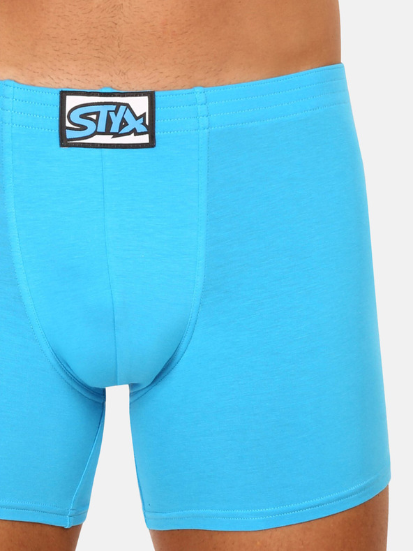 Styx Boxer da uomo azzurro Styx
