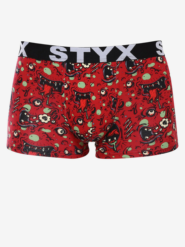 Styx Boxer a fantasia rossi da uomo Styx