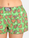 Styx Pantaloncini natalizi da donna verde chiaro Styx Christmas Gingerbread