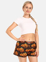 Styx Pantaloncini Styx Halloween arancione e nero da donna Zucche