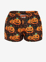 Styx Pantaloncini Styx Halloween arancione e nero da donna Zucche