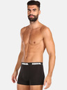 Nedeto Set di tre boxer da uomo in nero Nedeto Rebel