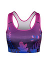Dedoles Reggiseno sportivo da donna Dedoles viola Foglie viola