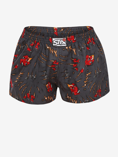 Styx Pantaloncini neri da donna Styx art Artigli