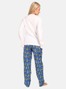 Styx Pigiama Styx Bananas da donna blu e bianco