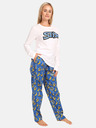 Styx Pigiama Styx Bananas da donna blu e bianco