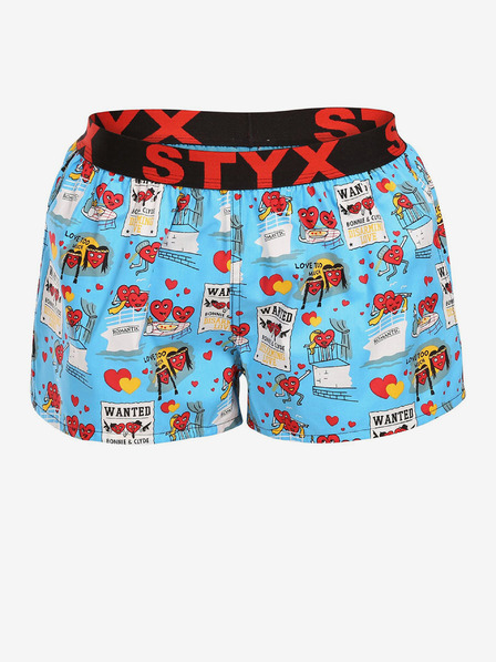 Styx Pantaloncini da donna Styx art sports in gomma coppie San Valentino