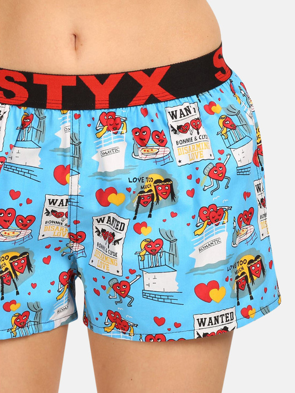 Styx Pantaloncini da donna Styx art sports in gomma coppie San Valentino