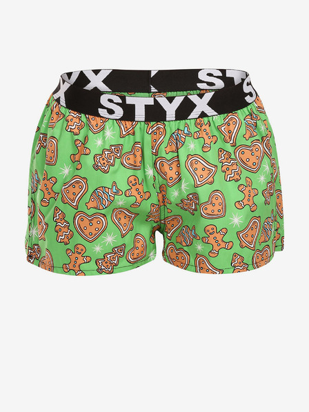 Styx Pantaloncini donna Styx art sport rubber Natale pan di zenzero