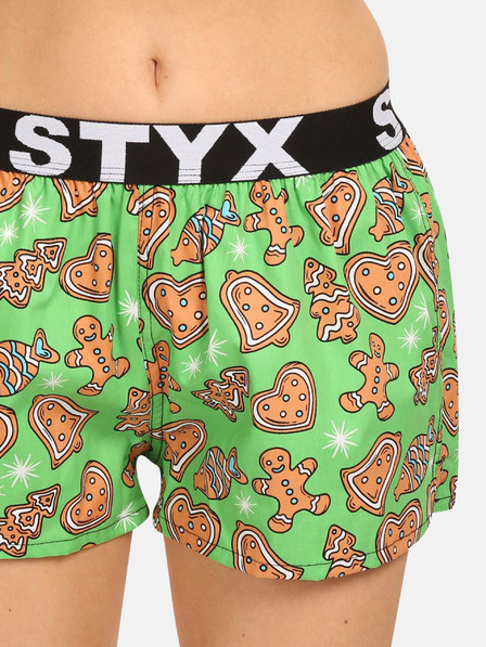 Styx Pantaloncini donna Styx art sport rubber Natale pan di zenzero