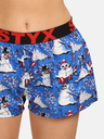 Styx Pantaloncini donna Styx art sport gomma pupazzi di neve natalizi
