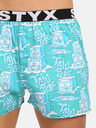 Styx Pantaloncini da uomo Styx fantasia turchese Cubetti di ghiaccio