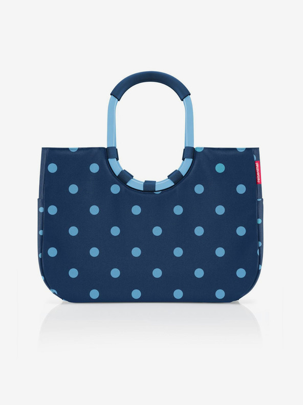 Reisenthel Borsa da donna blu scuro a pois Reisenthel Loopshopper L Frame a pois misti