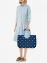 Reisenthel Borsa da donna blu scuro a pois Reisenthel Loopshopper L Frame a pois misti