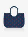 Reisenthel Borsa da donna blu scuro a pois Reisenthel Loopshopper L Frame a pois misti