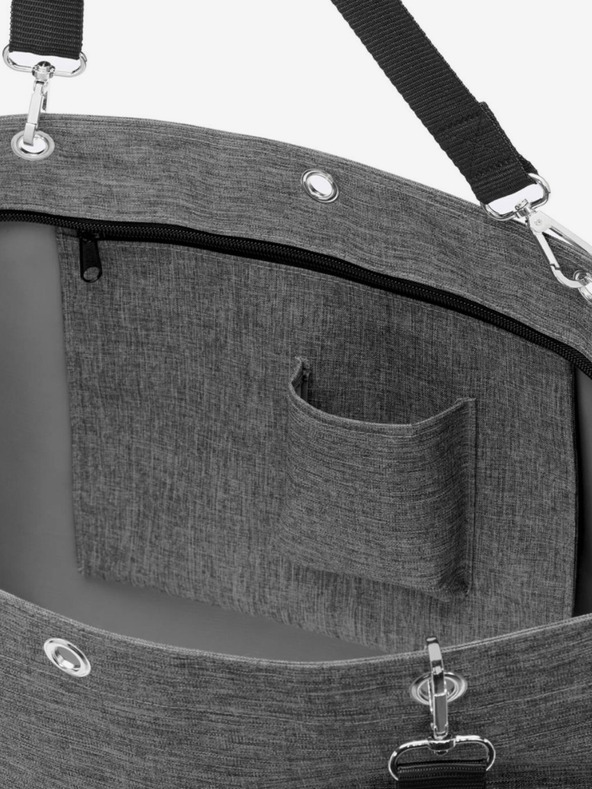 Reisenthel Shopper Reisenthel XL Grigio Borsa shopper grande a righe da donna