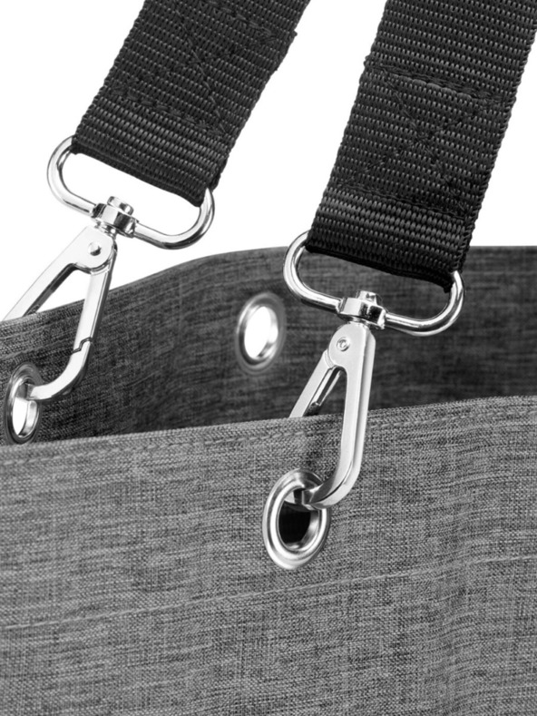 Reisenthel Shopper Reisenthel XL Grigio Borsa shopper grande a righe da donna