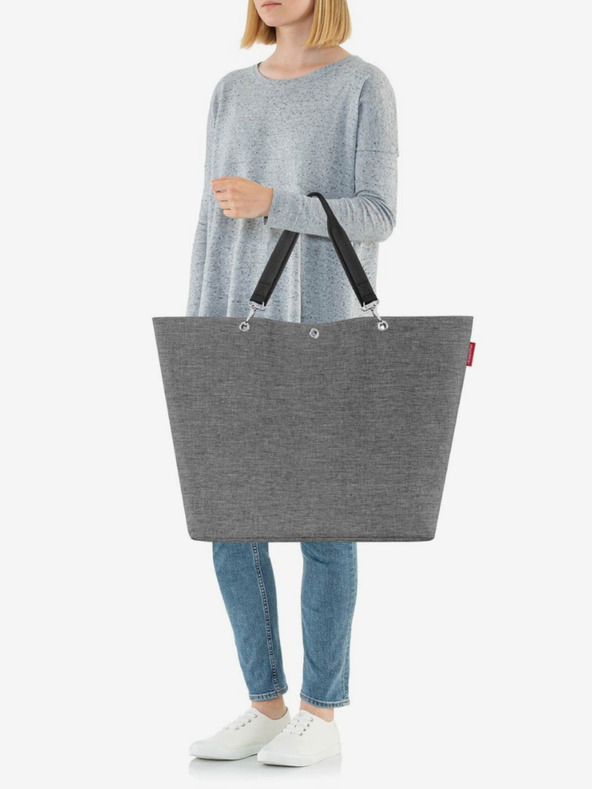 Reisenthel Shopper Reisenthel XL Grigio Borsa shopper grande a righe da donna