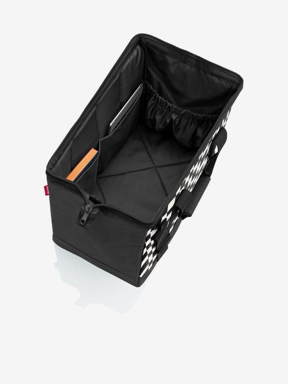 Reisenthel Borsa da viaggio a fantasia bianca e nera Reisenthel Allrounder L Op-Art
