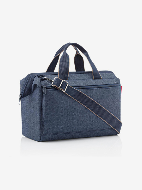 Reisenthel Borsa da viaggio Reisenthel Allrounder S Pocket Herringbone Blu Scuro