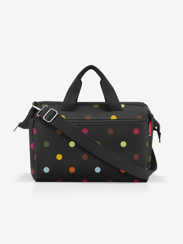Reisenthel Borsa da viaggio nera a pois Reisenthel Allrounder S Pocket Dots