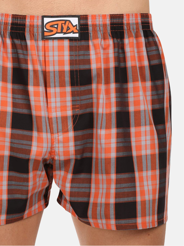 Styx Set di tre pantaloncini Styx da uomo elasticizzati classici multicolore