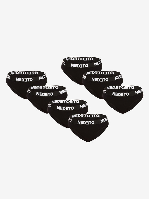 Nedeto Set di sette - mutandine da donna Nedeto nero
