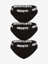 Nedeto Set di tre - mutandine da donna Nedeto nero