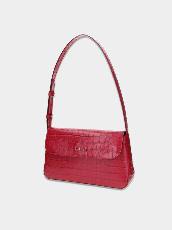 Elega Borsetta con patta da donna rossa Elega Dundee