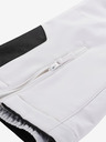 ALPINE PRO Pantaloni softshell da sci da donna con membrana ALPINE PRO GERANA bianco