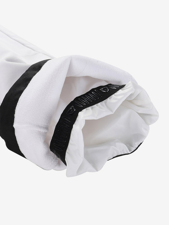 ALPINE PRO Pantaloni softshell da sci da donna con membrana ALPINE PRO GERANA bianco