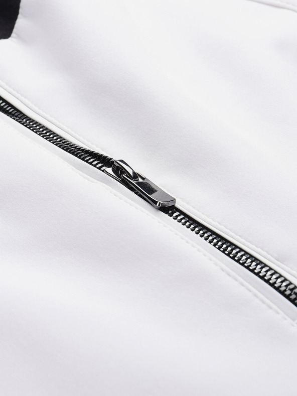 ALPINE PRO Pantaloni softshell da sci da donna con membrana ALPINE PRO GERANA bianco