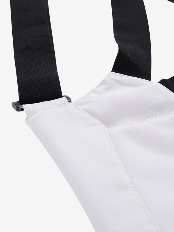 ALPINE PRO Pantaloni softshell da sci da donna con membrana ALPINE PRO GERANA bianco