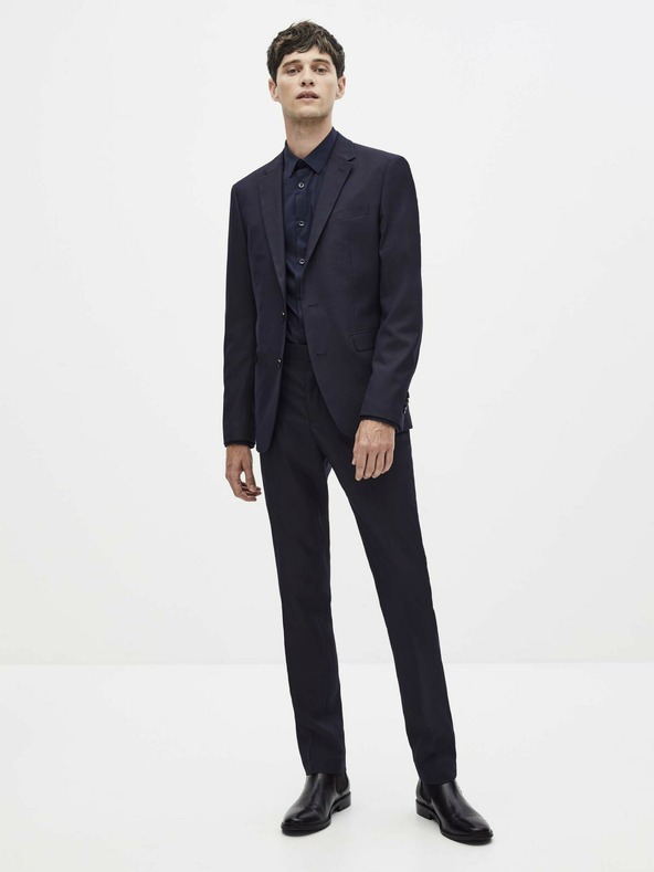 Celio Camicia da uomo blu scuro Celio Masantal1