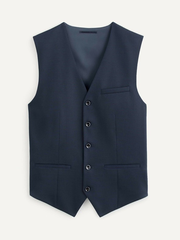 Celio Gilet blu scuro Celio Rugidiam