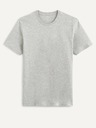 Celio Camicia basic grigio chiaro Celio Tebase
