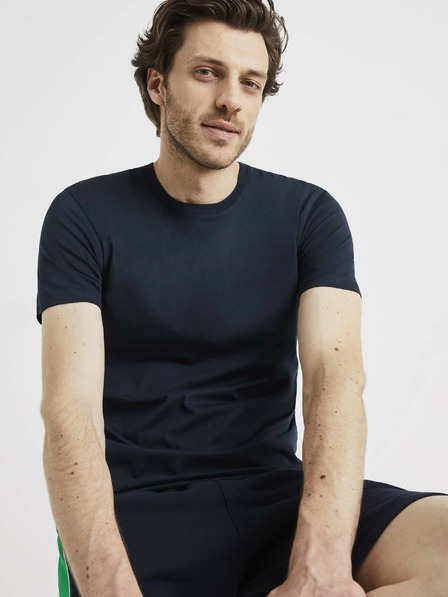 Celio Maglietta basic blu scuro Celio Tebase