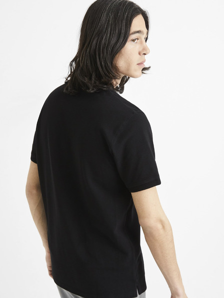 Celio Polo nera da uomo Celio Teone