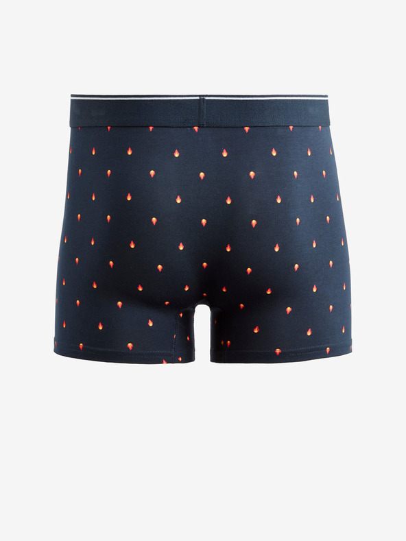 Celio Boxer blu scuro da uomo a fantasia Celio Vivifiant