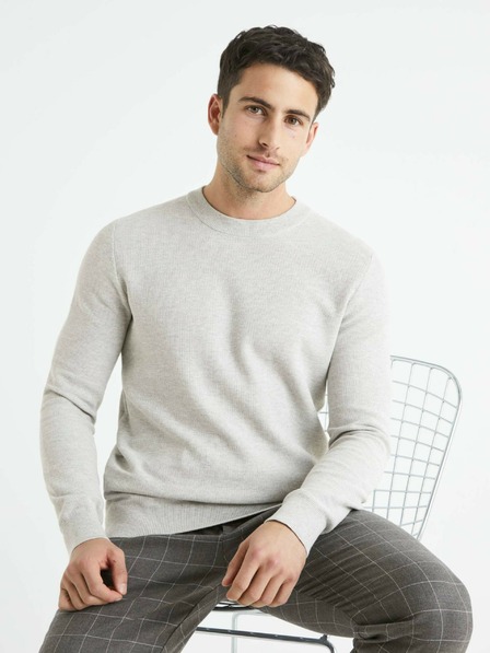 Celio Maglione Celio Bepic grigio chiaro da uomo
