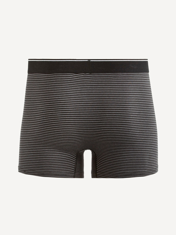 Celio Boxer a righe grigio scuro da uomo Celio