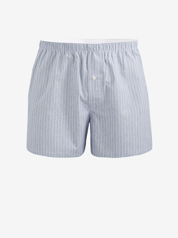 Celio Pantaloncini da uomo blu chiaro a righe Celio Bibou