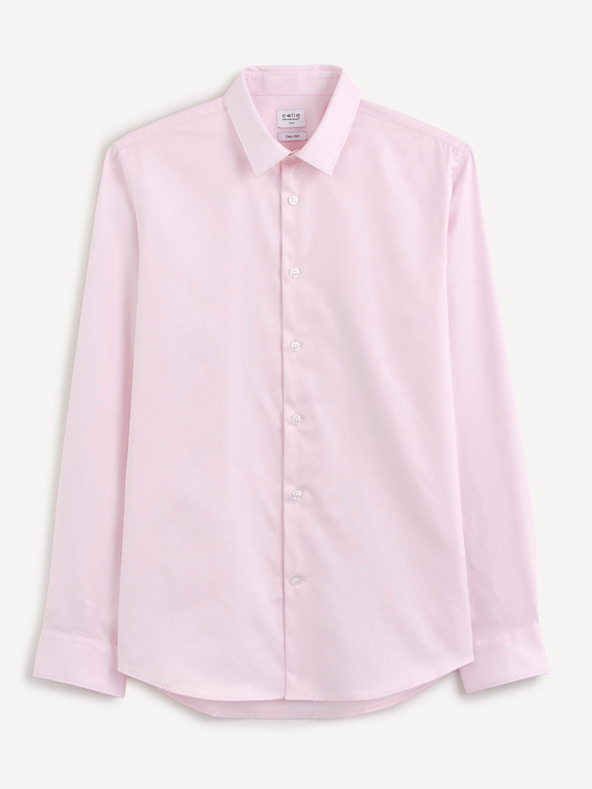 Celio Camicia slim fit da uomo rosa chiaro Celio Narox
