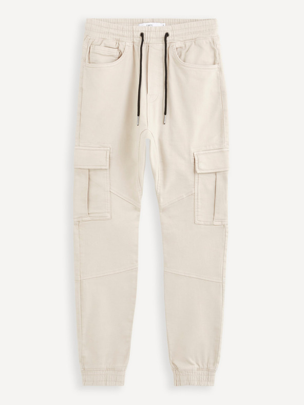 Celio Pantaloni cargo beige da uomo Celio Cokit4