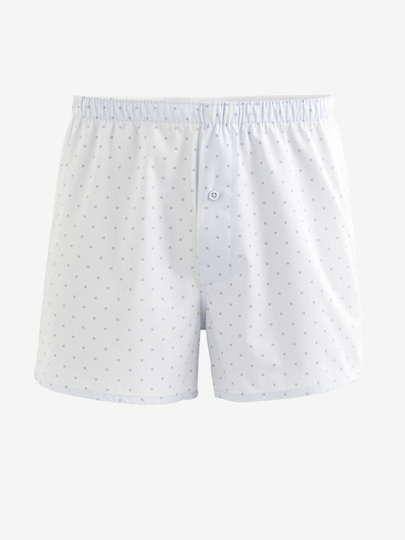 Celio Pantaloncini bianchi a pois da uomo Celio Dibusines3
