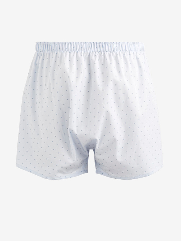 Celio Pantaloncini bianchi a pois da uomo Celio Dibusines3